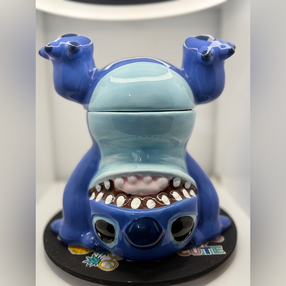Stitch handstand cookie jar